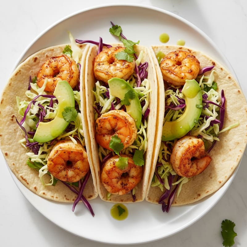 Smoky Chili-Lime Shrimp Tacos