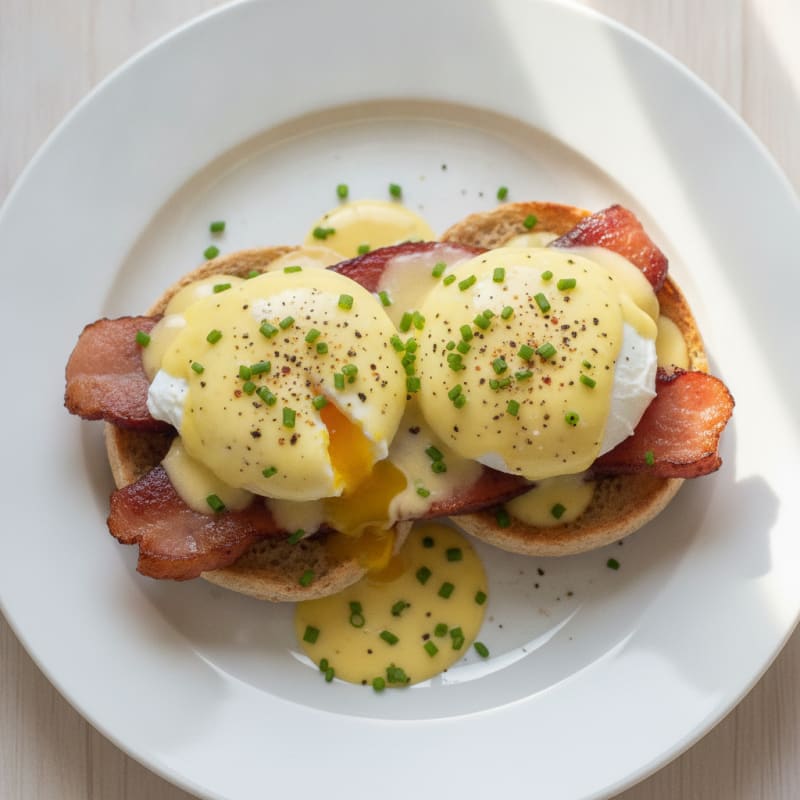 Classic Eggs Benedict with Hollandaise