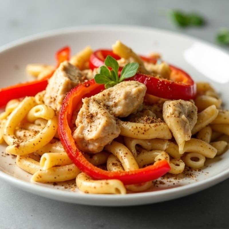 Creamy Cajun Chicken Pasta with Bell Peppers