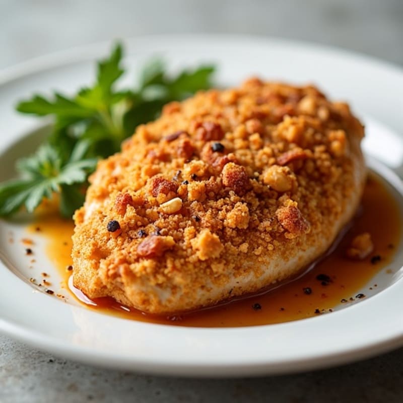 Oven-Baked Crispy Almond-Crusted Chicken