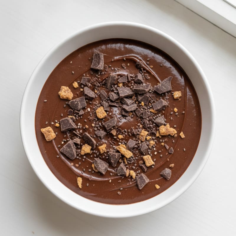 Silky Protein Cottage Cheese Chocolate Pudding