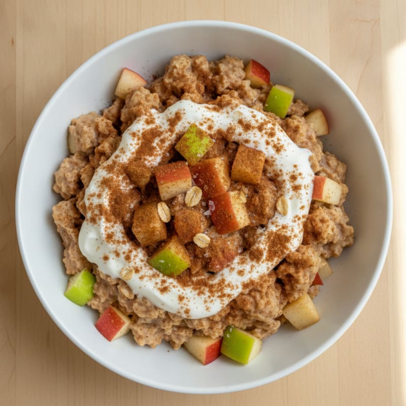 Hearty Cinnamon Apple Oats