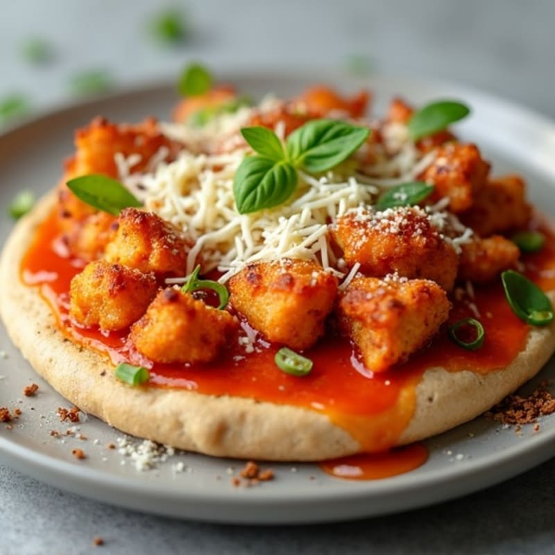 Crispy Buffalo Chicken Pizza