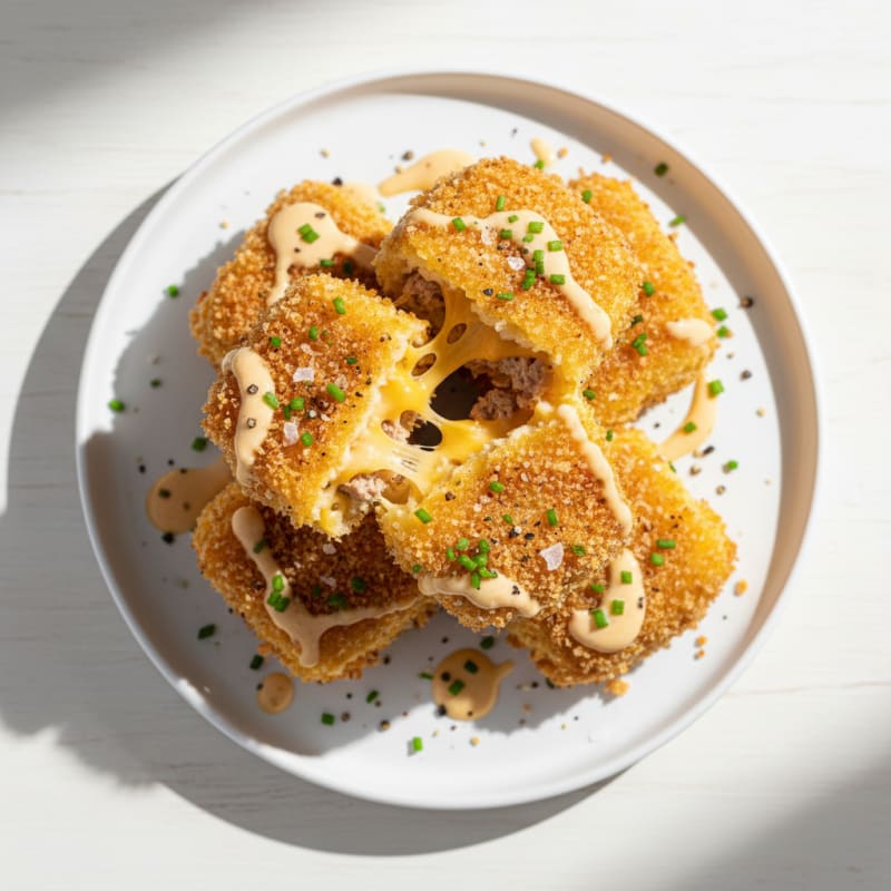 Golden Mac & Cheese Bites