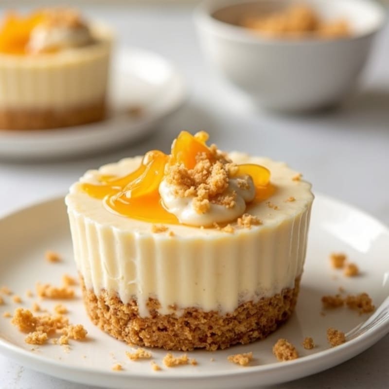 Protein-Packed Vanilla Bean Cheesecake Cups