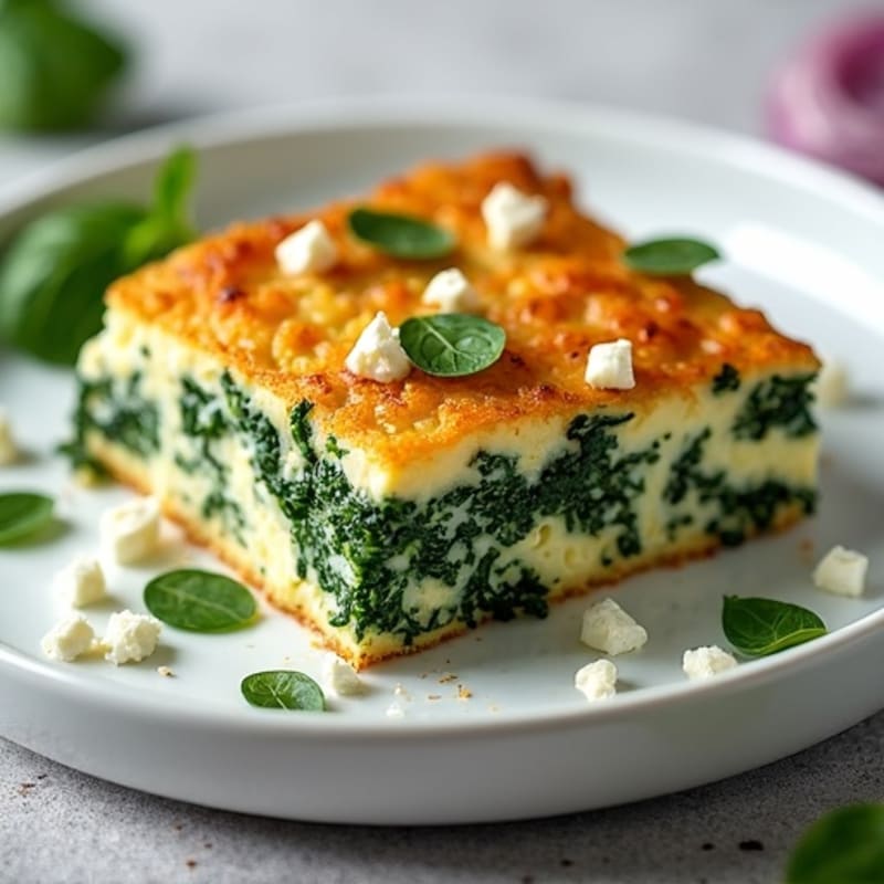 Crispy Spinach and Feta Bake