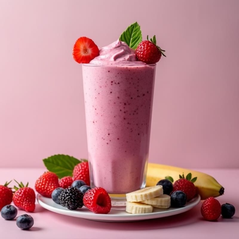 Creamy Berry Protein Smoothie