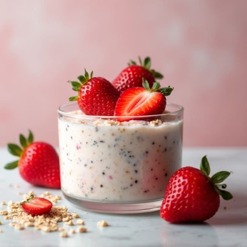 Creamy Strawberry Overnight Oats