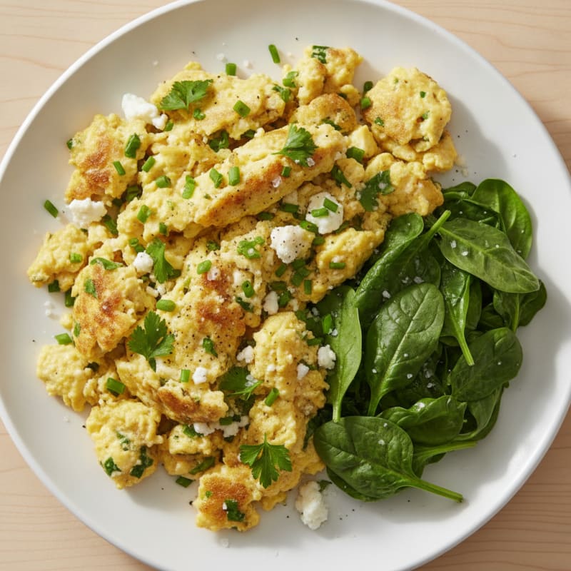 Four-Egg Herb Scramble