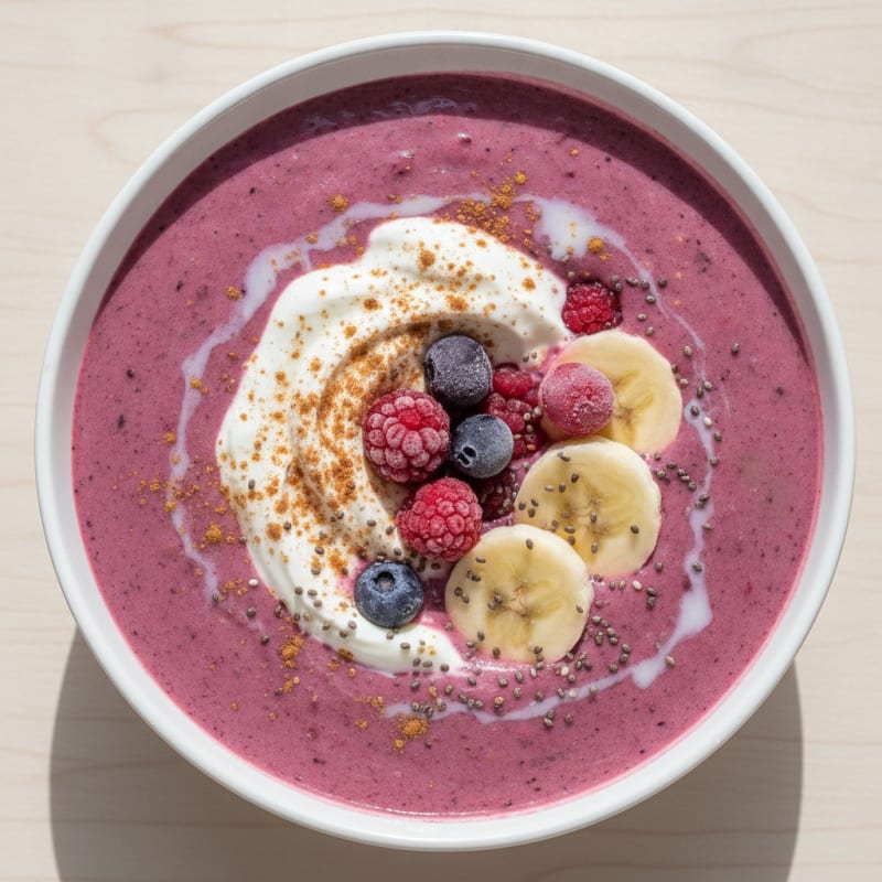Berry Banana Protein Power Shake