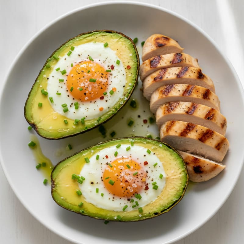 Baked Eggs in Avocado Boats