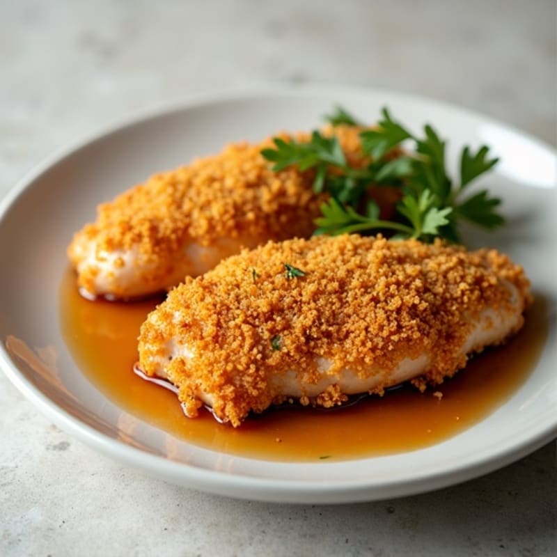 Crispy Baked Honey-Garlic Chicken