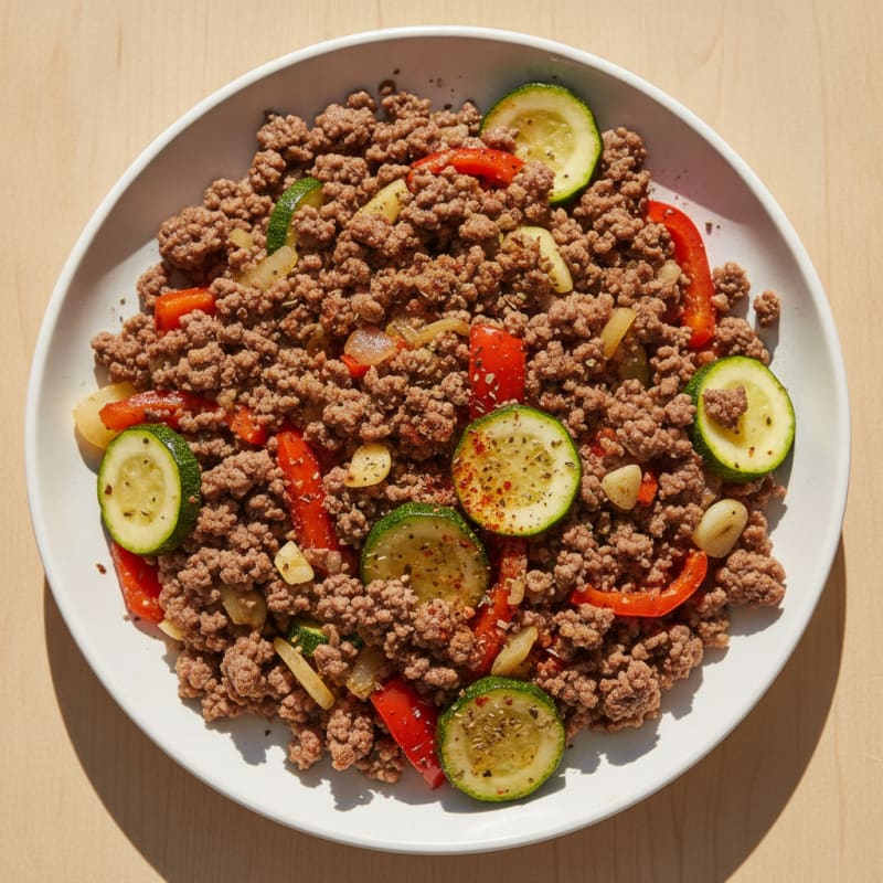 Ground Beef and Vegetable Skillet