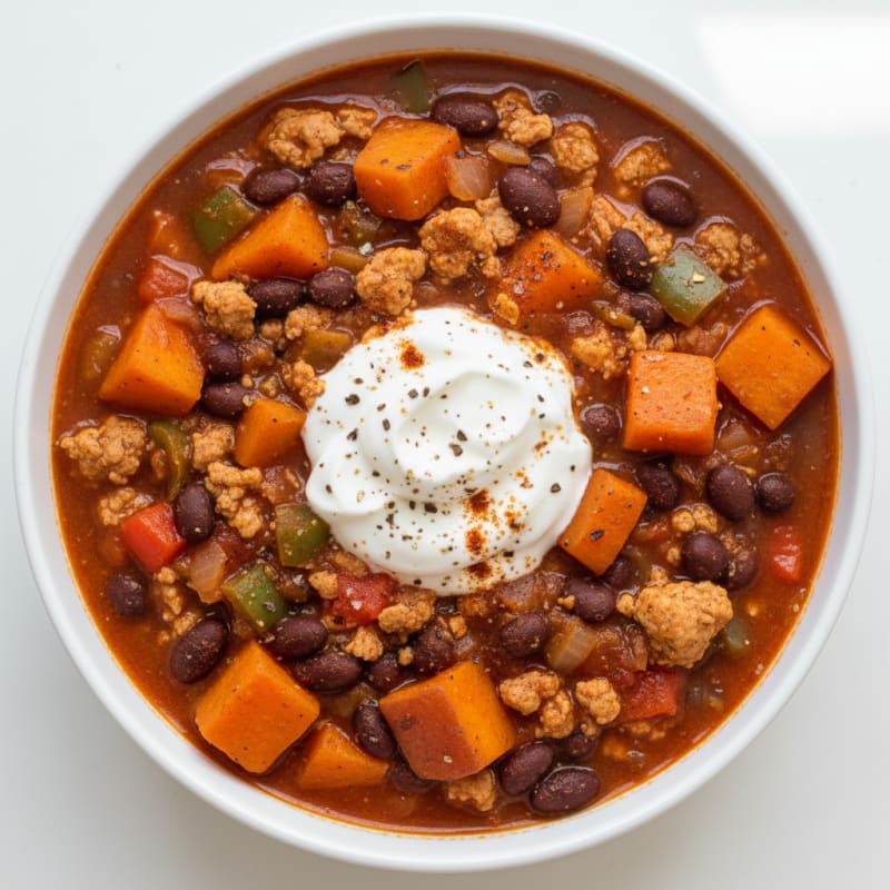 Sweet Potato and Black Bean Chili