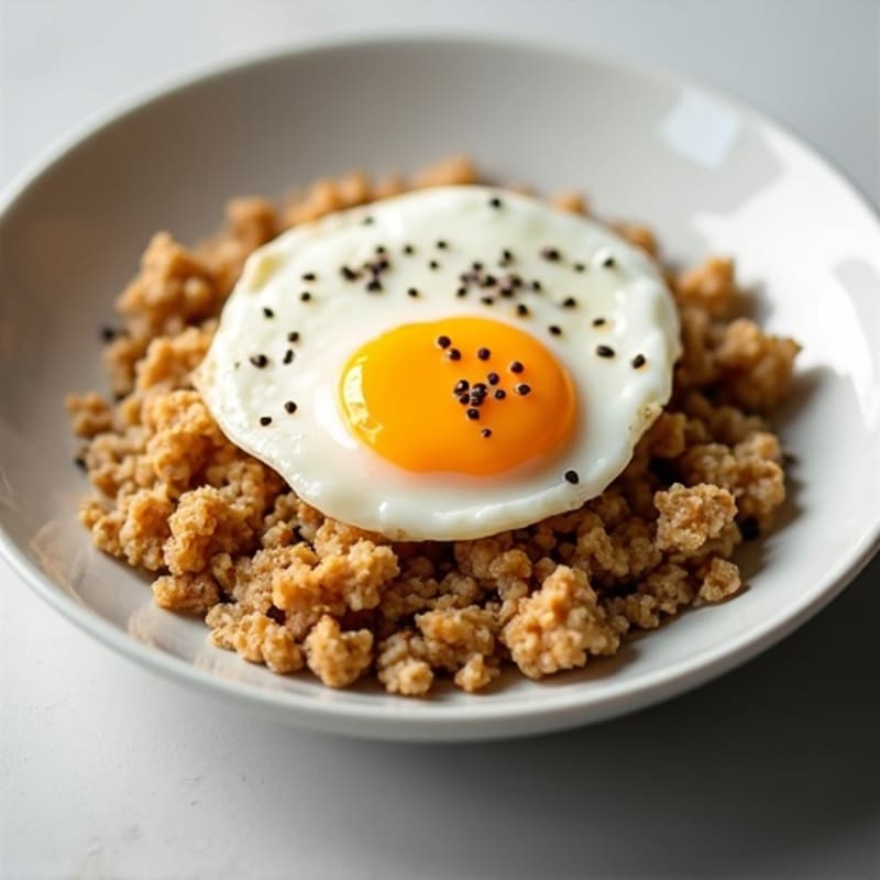 Fluffy Baked Oats with Eggs and Chia