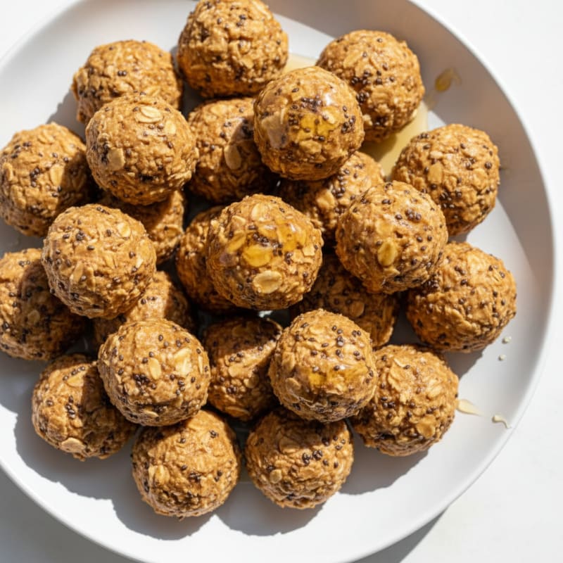 No-Bake Peanut Butter Protein Bites