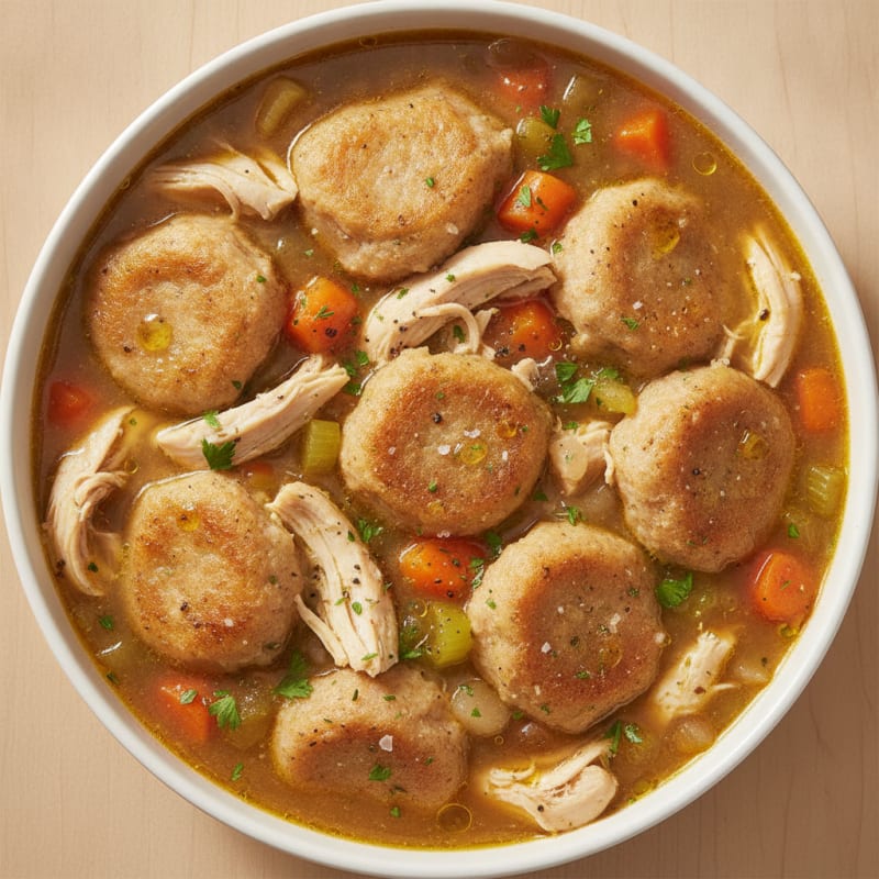 Homestyle Chicken and Herb Dumplings