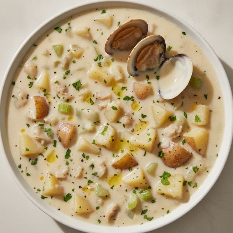 Classic New England Clam Chowder