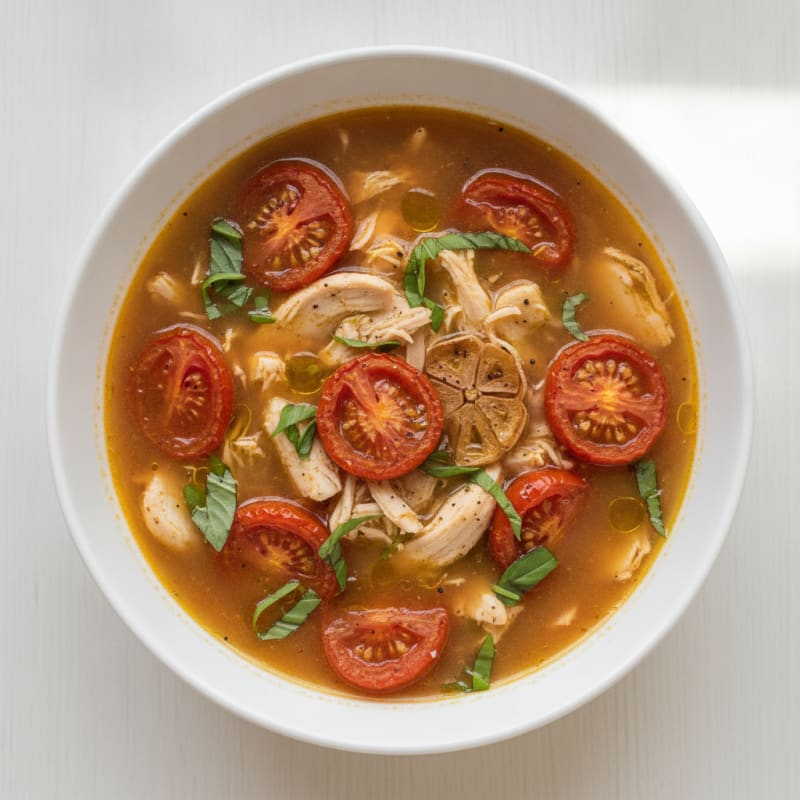 Roasted Tomato Basil Soup