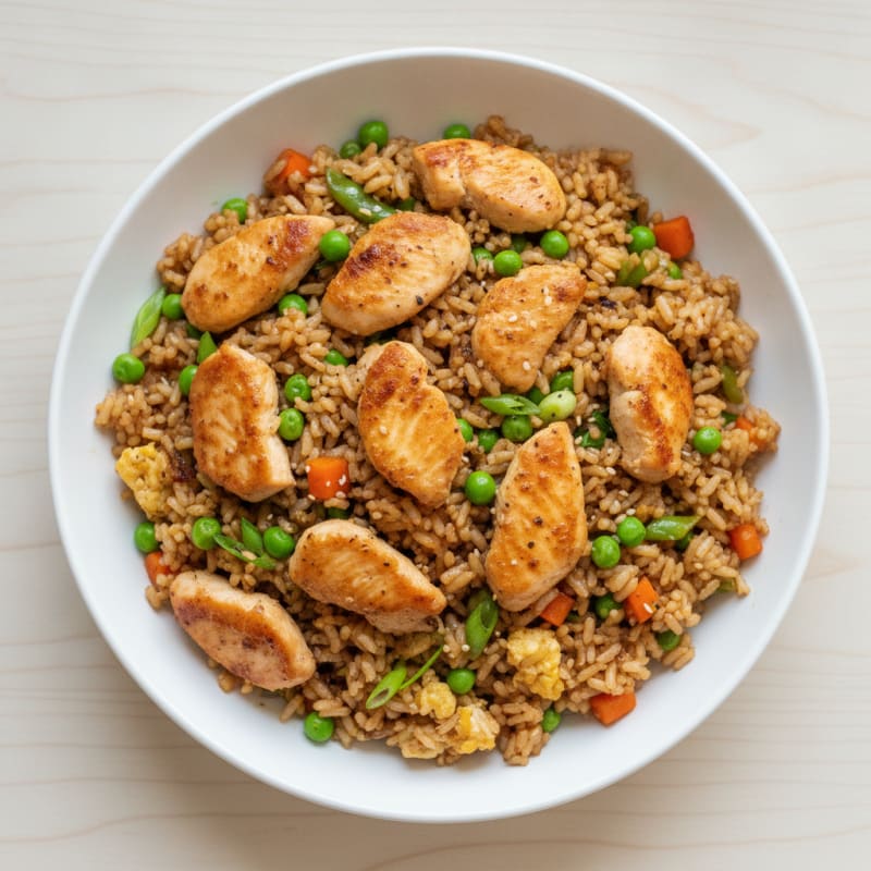 Chicken Fried Rice with Vegetables