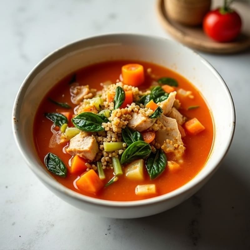Spicy Chicken and Vegetable Soup