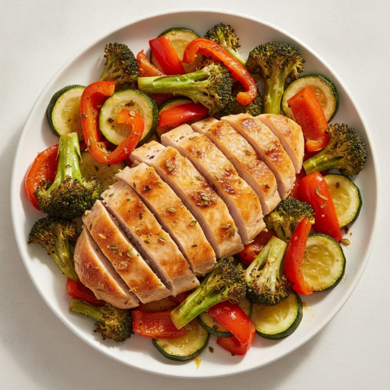 Sheet Pan Lemon Herb Chicken and Veggies