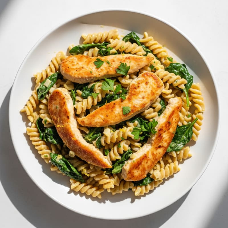 Creamy Zesty Lemon Garlic Pasta