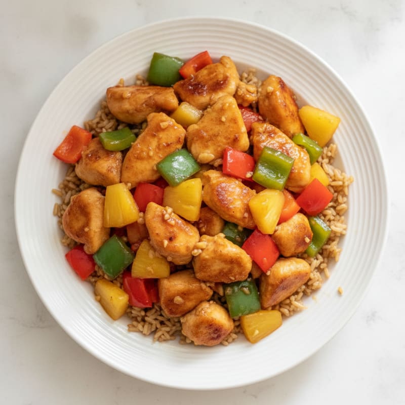 Sweet and Sour Chicken Stir-Fry