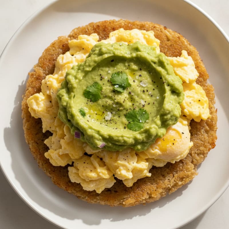 Guacamole Egg Toast