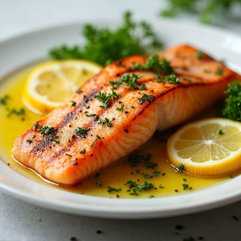 Lemon Herb Grilled Salmon