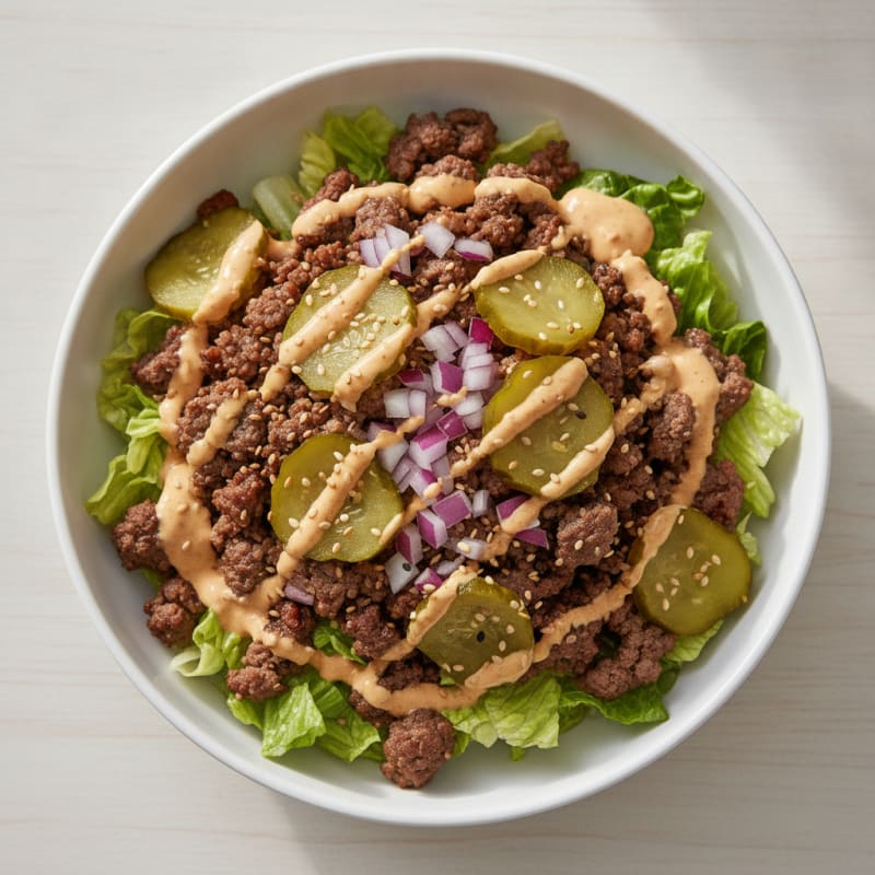 Big Mac Protein Bowl