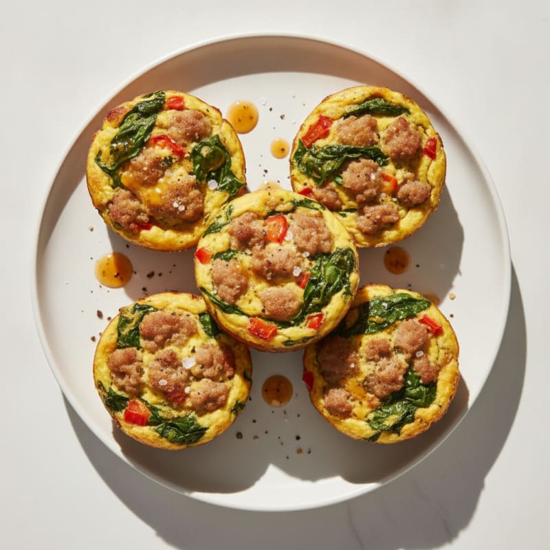 Savory Turkey Sausage Egg Muffins