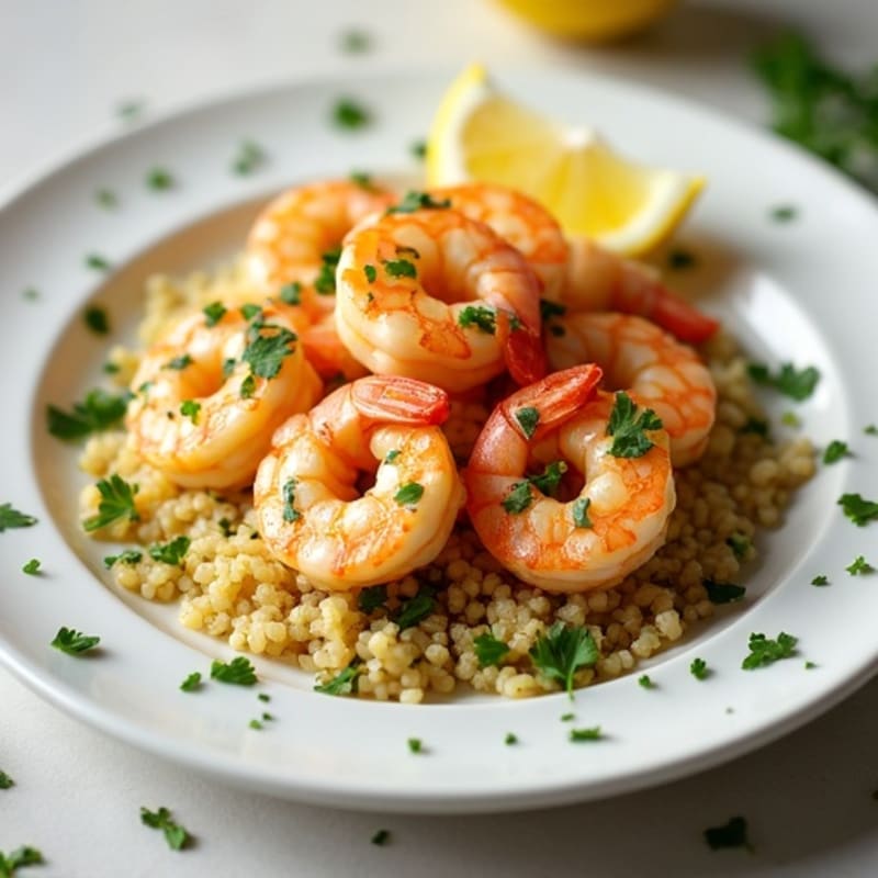 Lemon-Garlic Butter Shrimp with Fresh Herbs