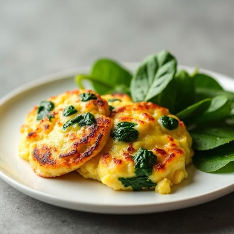 Egg White and Turkey Sausage Scramble with Spinach