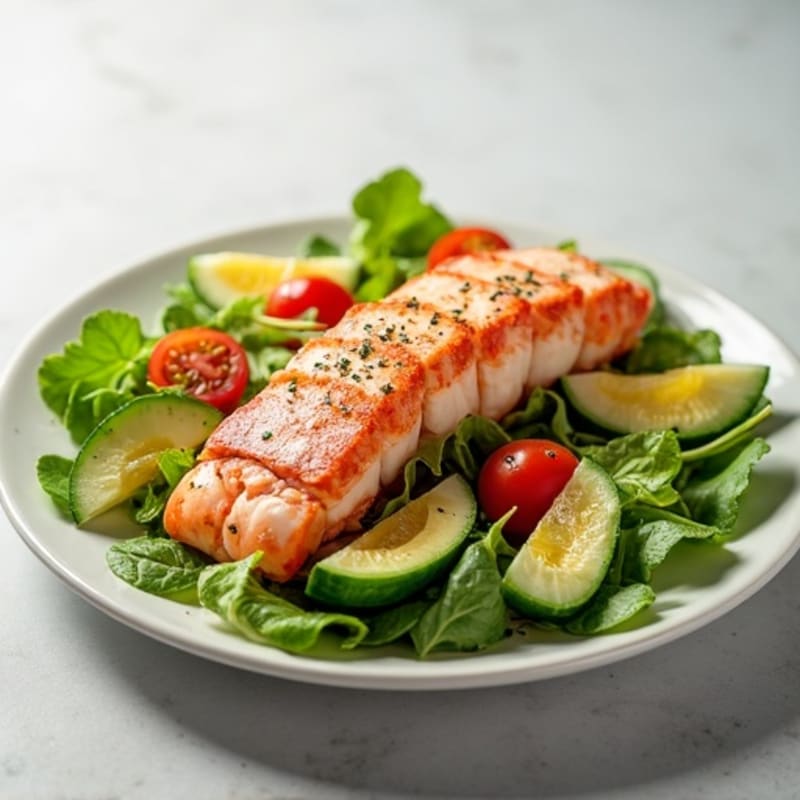Fresh Lobster Salad with Crisp Greens