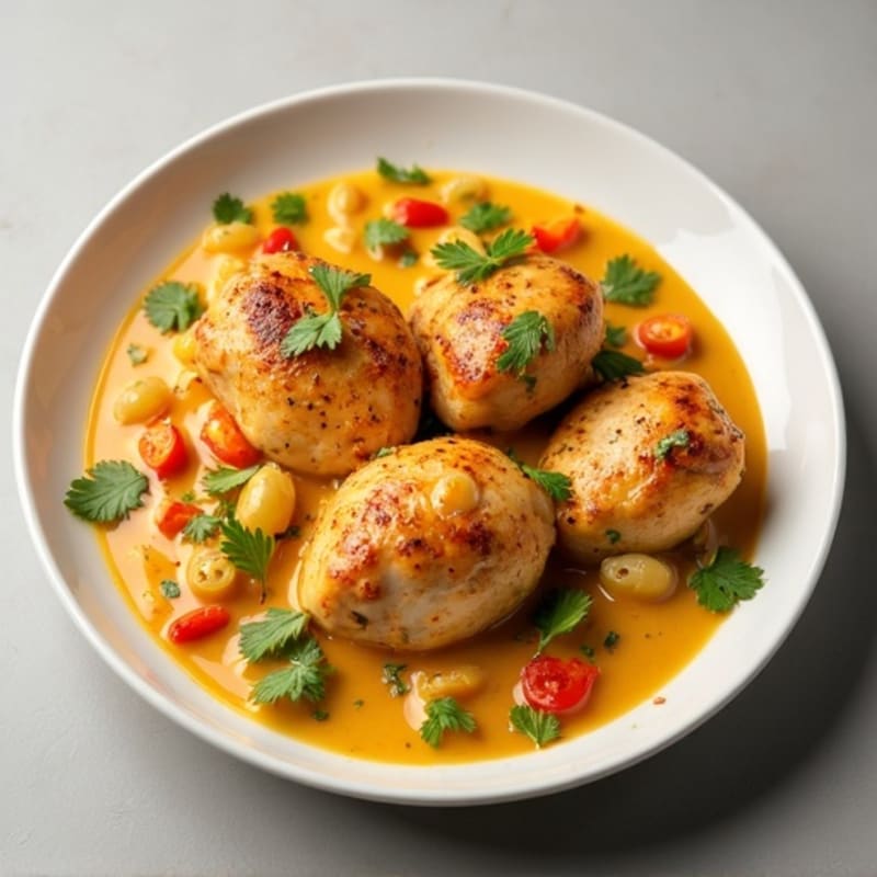 Creamy Coconut Butter Chicken with Aromatic Spices