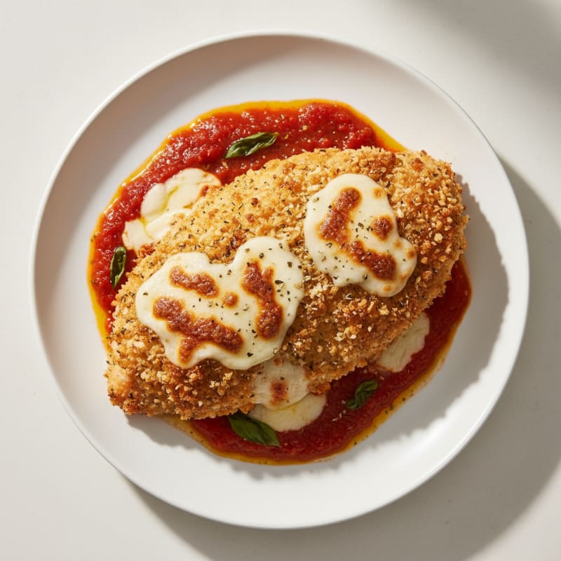 Baked Chicken Parmesan with Marinara