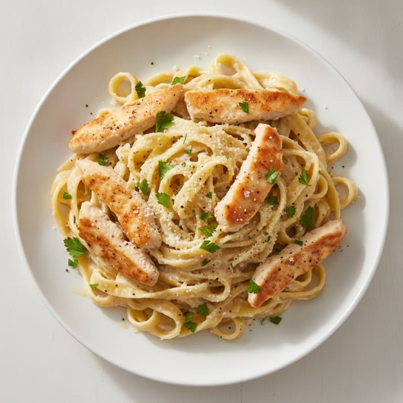 Chicken Alfredo Fettuccine Pasta