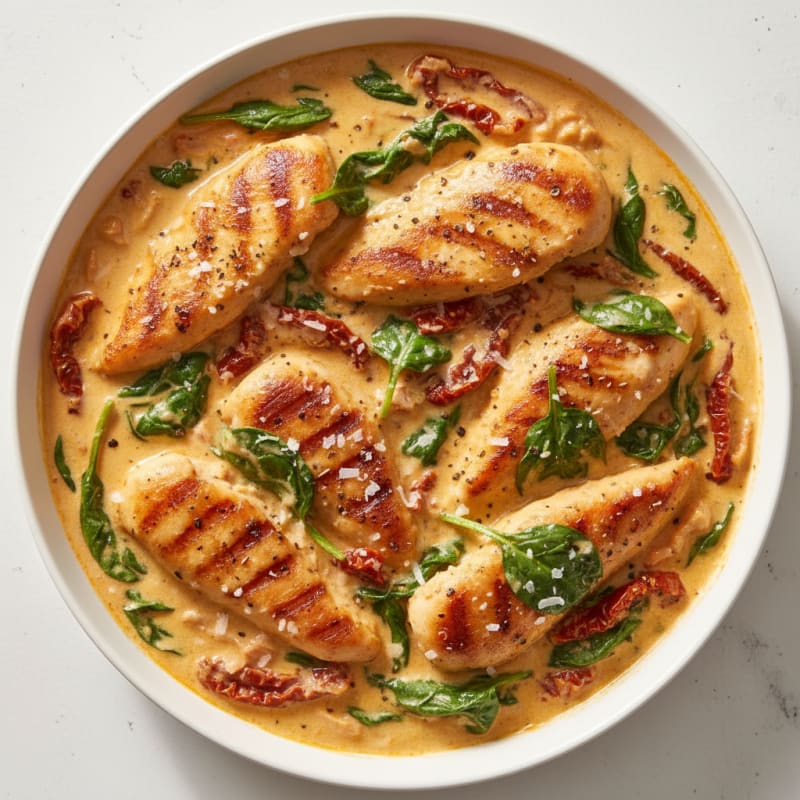 Creamy Tuscan Chicken Skillet