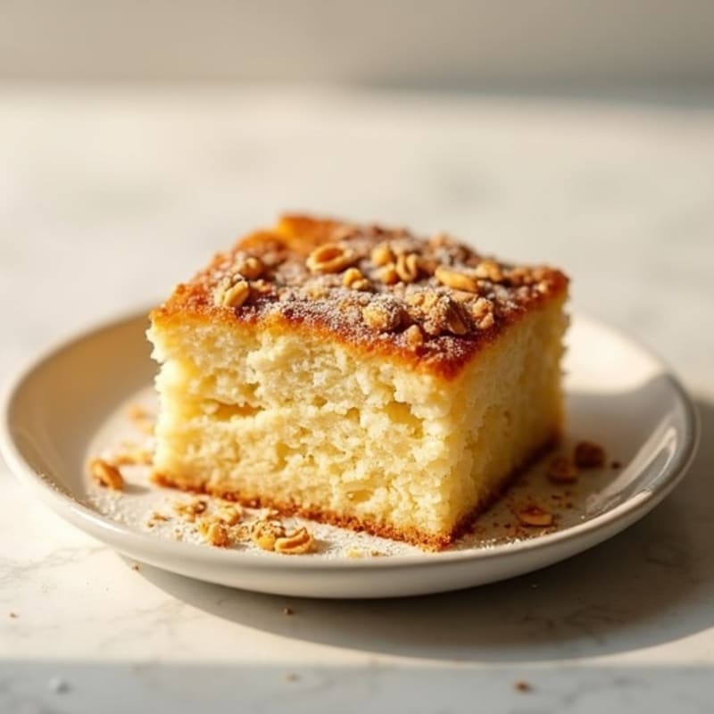 Protein-Packed Vanilla Bean Breakfast Cake