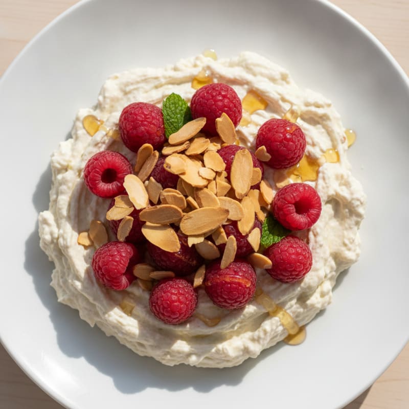 Creamy Greek Yogurt Protein Pudding with Almonds