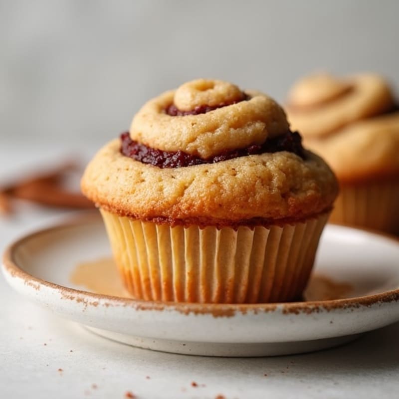 Protein-Packed Almond Flour Cinnamon Roll Muffins