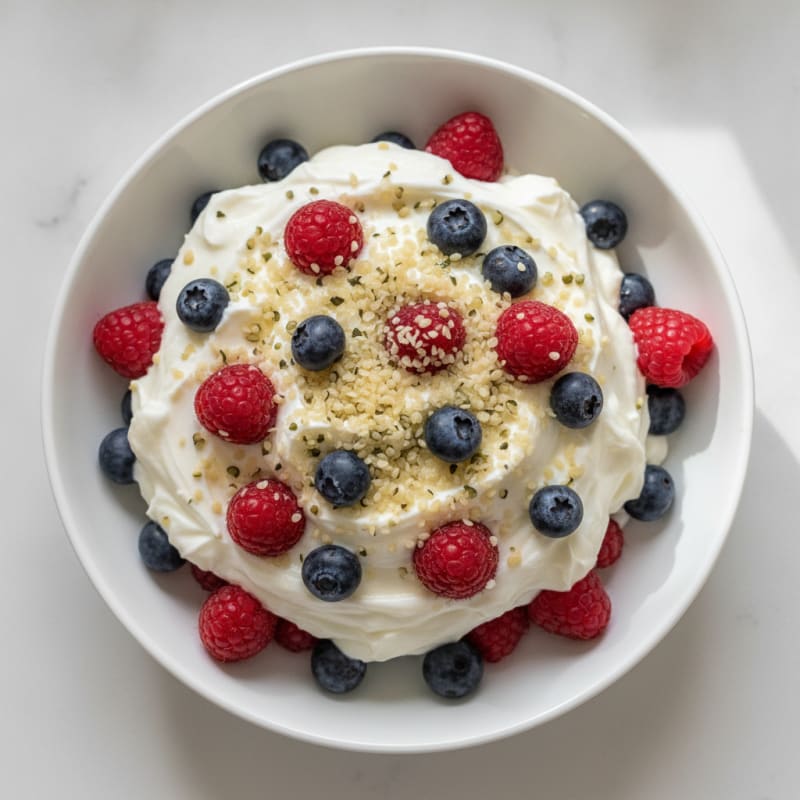 Creamy Greek Yogurt Protein Parfait with Mixed Berries