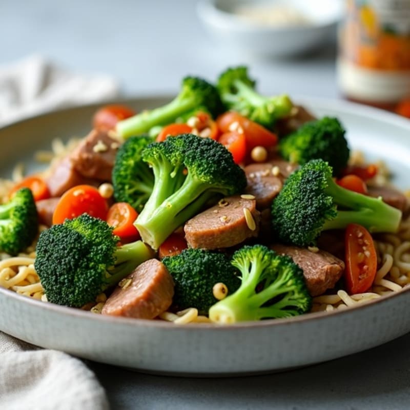 Ginger-Garlic Beef and Broccoli Stir-Fry