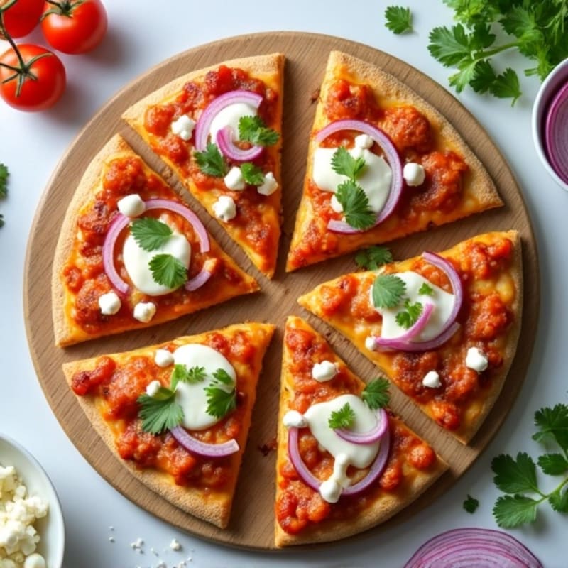 Healthy Chicken BBQ Ranch Pizza