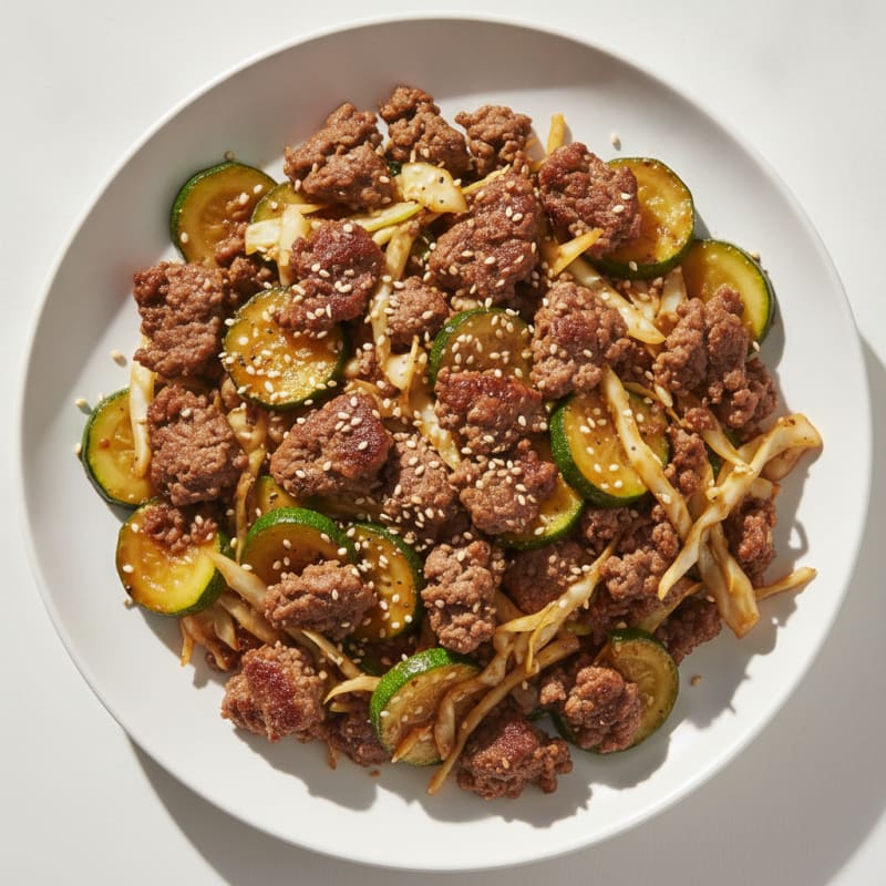 Savory Beef and Zucchini Stir-Fry