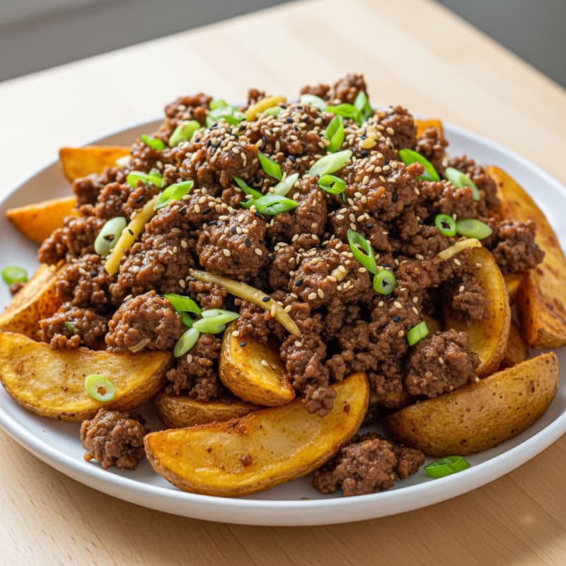 Bulgogi Beef Loaded Potato Fries