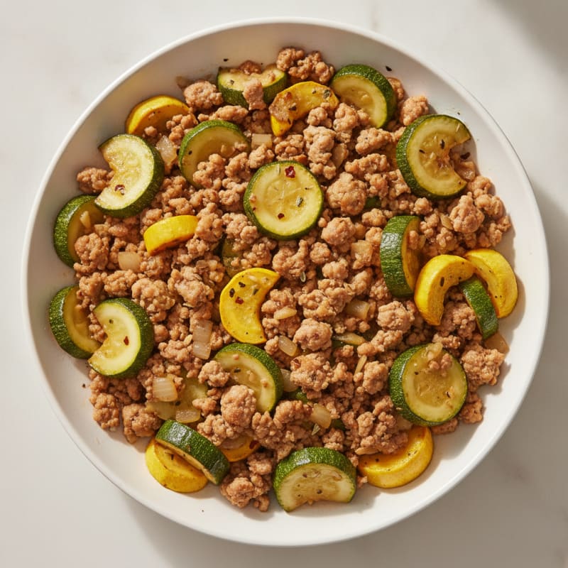 Turkey and Zucchini Skillet
