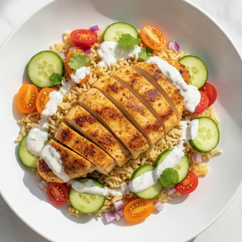 Chicken Shawarma Rice Bowl