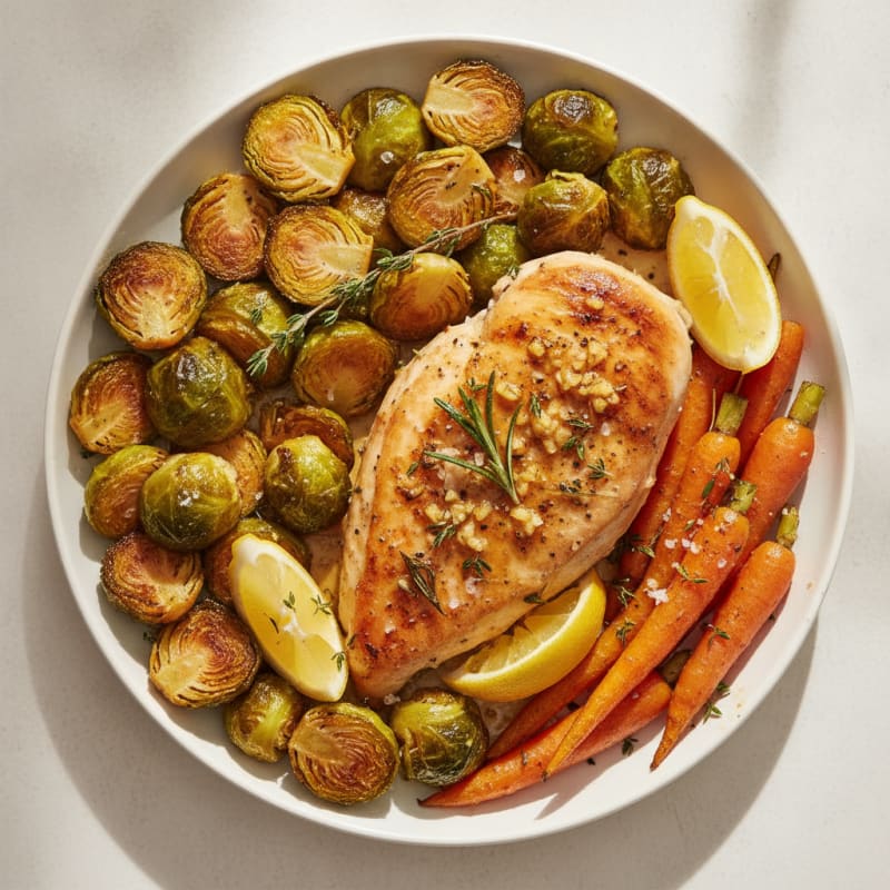 Garlic Herb Roasted Chicken